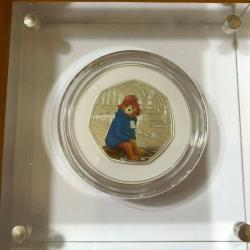 2018 Paddington at the Station 50p Silver Proof Royal Mint coin