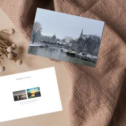 Pack of 2 A6 Abingdon on Thames Oxfordshire Blank Cards with envelopes