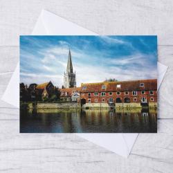 Pack of 3 Abingdon on Thames Blank Greeting Cards with envelopes