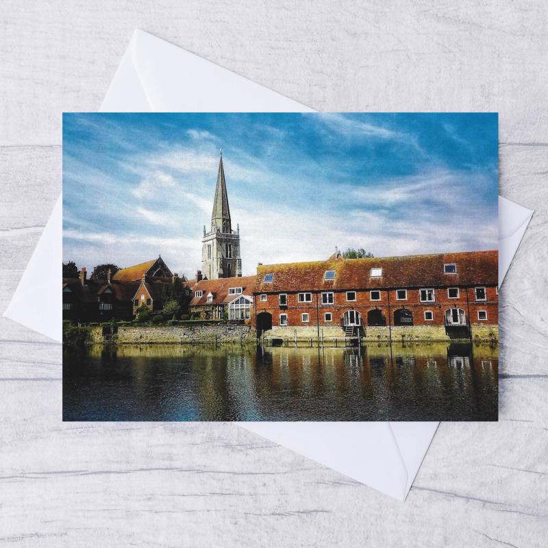Pack of 3 Abingdon on Thames Blank Greeting Cards with envelopes