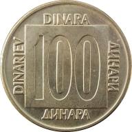 1986 Yugoslavia 100 Dinara