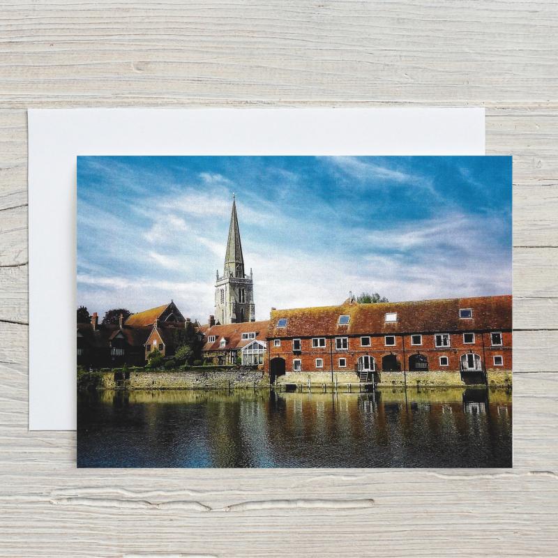 Pack of 3 Abingdon on Thames Blank Greeting Cards with envelopes