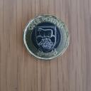 2020 Falklands £1 one Pound coin  Desire the Right