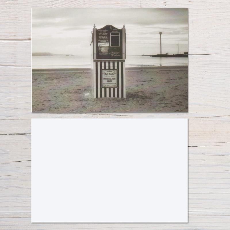 Pack of 5 Weymouth Punch and Judy Dorset Blank Postcards