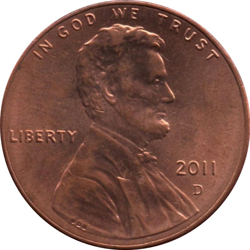 2015 USA United States of America 1c One Cent Abraham Lincoln 16th President 1861-1865