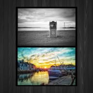 Set of 2 8x6 inch Photo Prints Weymouth Dorset