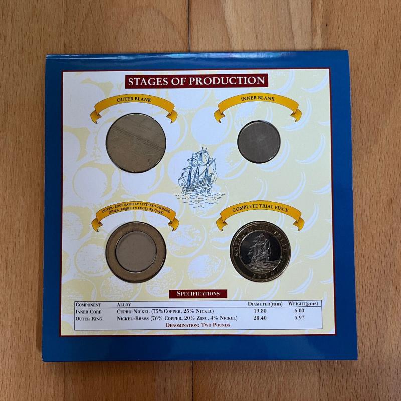 1994 £2 Trial Pack Royal Mint First Bi-Colour 4 Coin Set