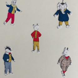 50P Regional Commemorative Colour Coin Decals Sticker Sets - Choose from Peter Pan, Rupert Bear, Alice in Wonderland