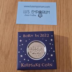 Born in 2022 Baby Keepsake coin token