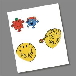 50P & £5 Commemorative Colour Coin Decals Sticker Sets - Choose from Dinosaurs, Winnie the Pooh, Mr Men, Snowman