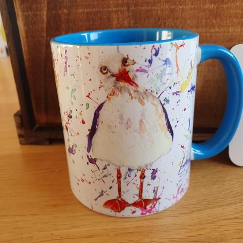 Stephen 'The Drunken Seagull' MUG. Beautiful Rainbow Colours.