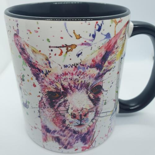 Kangaroo MUG. Beautiful Rainbow Colours.