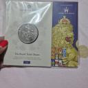 2022 the royal tudor beasts £5 coin bunc lion of england