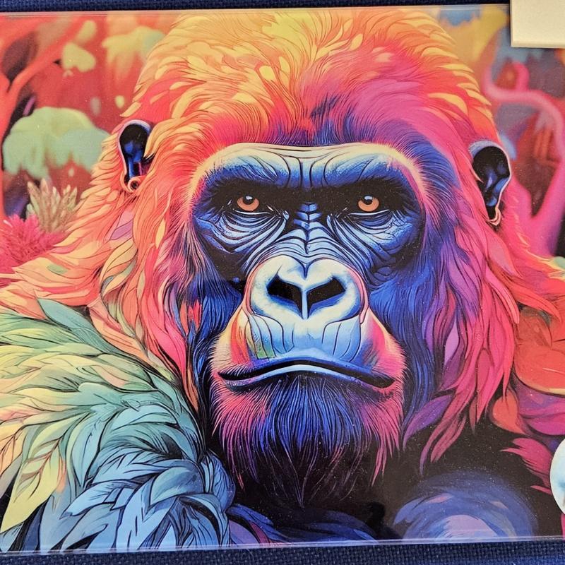 Gorilla 1 Glass Chopping Board Leaded Light Seller 290 + Free Stand