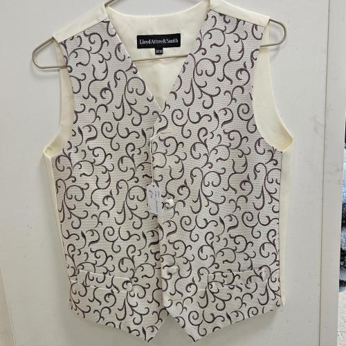 Male Waistcoat Size Small/Medium Ivory shelf 286