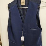 Male Vintage Blue Waistcoat Size Medium shelf 286
