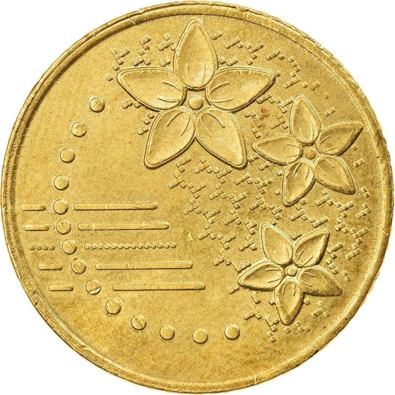 2015 Malaysia 20 Twenty Sen Hibiscus Flower Jasmine Flower