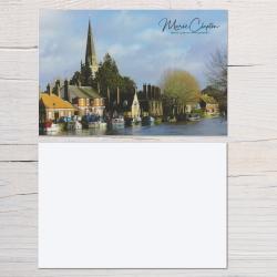 Pack of 5 Abingdon on Thames Oxfordshire Blank Postcards