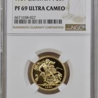 1981 QEII Gold Proof Full Sovereign NGC PF69UCAM