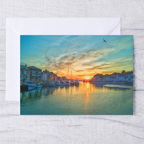 A5 Weymouth Dorset Blank Greeting Cards with envelopes