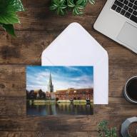 Pack of 2 A6 Abingdon on Thames Oxfordshire Blank Cards with envelopes