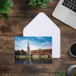 Pack of 2 A6 Abingdon on Thames Oxfordshire Blank Cards with envelopes