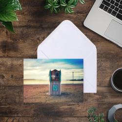 Pack of 2 A6 Punch and Judy Weymouth Dorset Blank Cards with envelopes