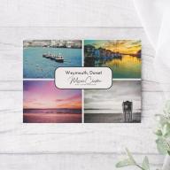 Pack of 5 Weymouth Dorset Collage Blank Postcards