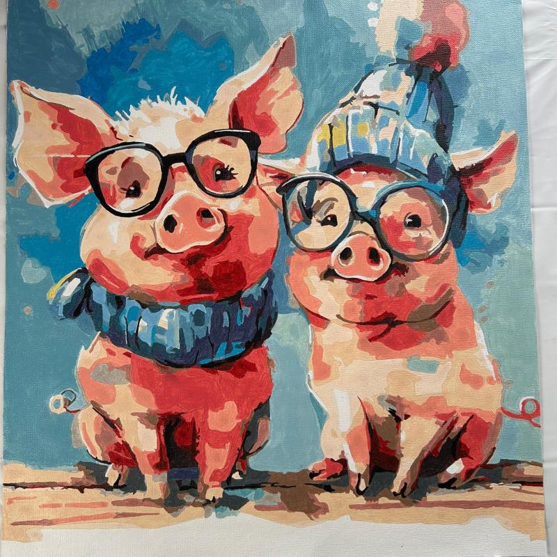 Two little pigs