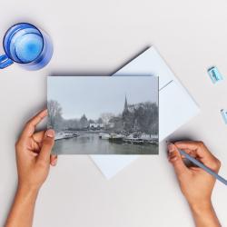 Pack of 2 A6 Abingdon on Thames Oxfordshire Blank Cards with envelopes