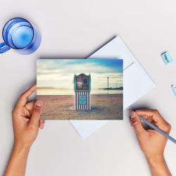 Pack of 2 A6 Punch and Judy Weymouth Dorset Blank Cards with envelopes