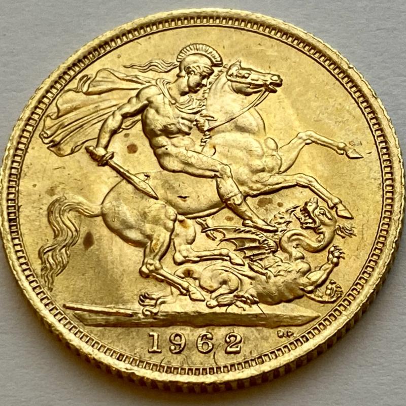 1962 Full Sovereign - Queen Elizabeth II