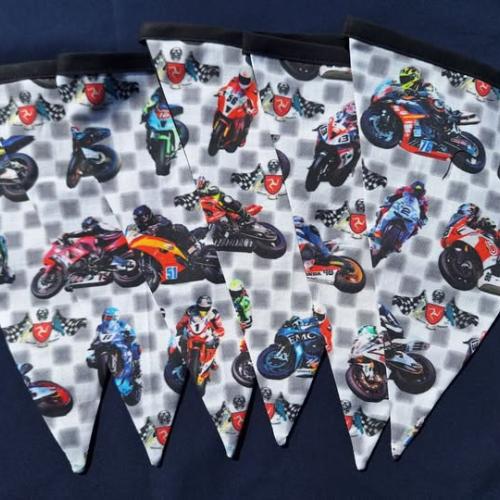Manx Road Racing Themed Bunting per mtr