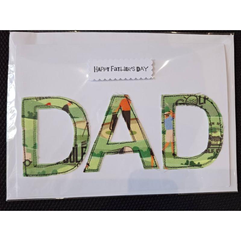 Fathers Day Card for golfing fan - FREE postage