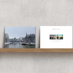 Pack of 2 A6 Abingdon on Thames Oxfordshire Blank Cards with envelopes