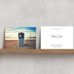 Pack of 2 A6 Punch and Judy Weymouth Dorset Blank Cards with envelopes