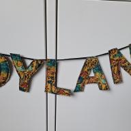Personalised Lettered Bunting (priced per letter) - Free postage