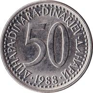 1985 Yugoslavia 50 Five Dinara