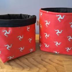 Handmade Fabric Storage Tub