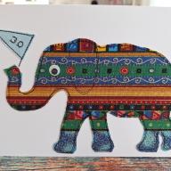Elephant birthday card with FREE postage