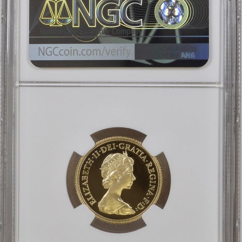 1981 QEII Gold Proof Full Sovereign NGC PF69UCAM