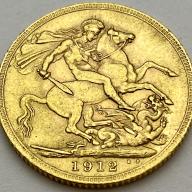 1912 Full Sovereign - George V