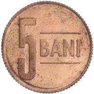 2005 Romania 5 Five Bani Coin Circulated Condition