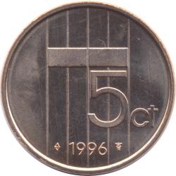 2000 Netherlands 5c Five Cents BEATRIX KONINGIN DER NEDERLANDEN