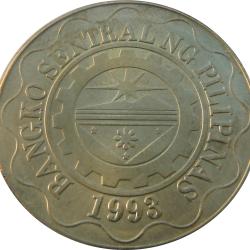 2013 Philippines 5 Five Piso Head of Emilio Aguinaldo Central Bank Seal