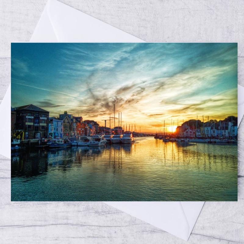 A5 Weymouth Dorset Blank Greeting Cards with envelopes