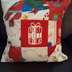 Keepsake Cushion made from preloved clothing