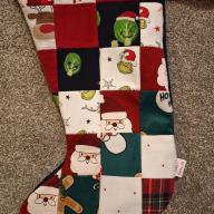 Keepsake Stocking made from preloved clothing