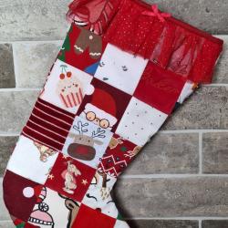 Keepsake Stocking made from preloved clothing