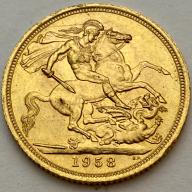 1958 Full Sovereign - Queen Elizabeth II